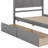 Twin Size Two-Drawer Platform Storage Bed-762534654