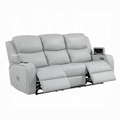 Elonzo Power Motion Sofa W/led, Power Headrest & Speaker