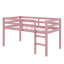 Lit mezzanine simple surélevé avec échelle-2028300187