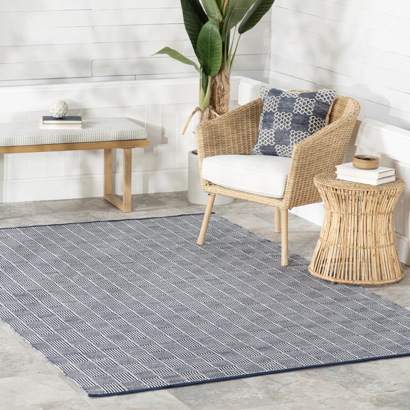Tapis intérieur / extérieur tissé à la main Home Conservatoire, Rectangle 4pi x 6 pi