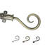 Tringle à rideaux simple Modern Curl-6257498-6257496