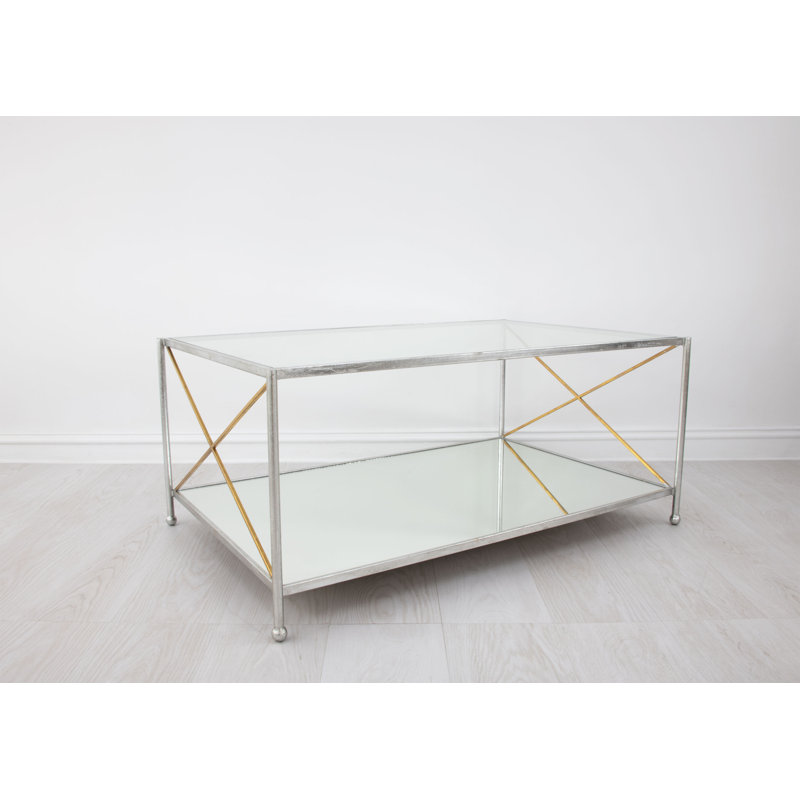 Iris Coffee Table, Silver
