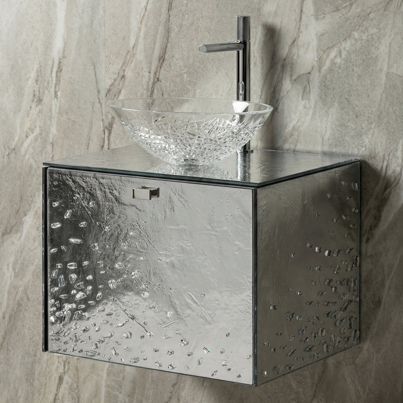 Luxury Crystal Wallmount Bathroom Vanity