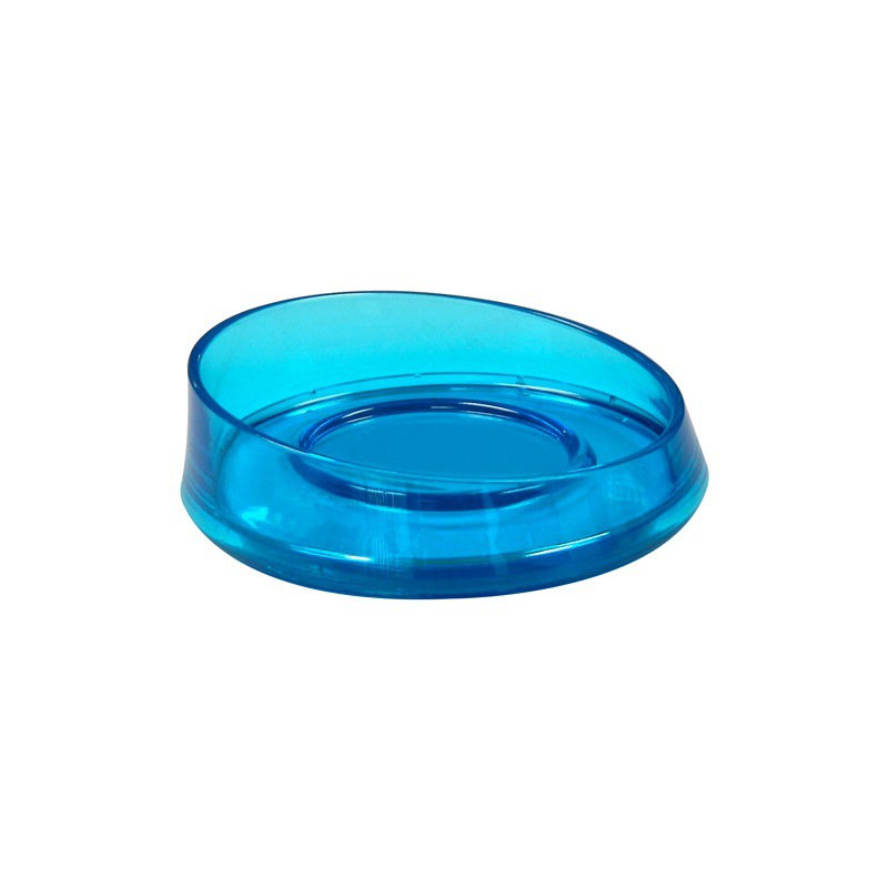 Porte-savon Flou, Turquoise transparent