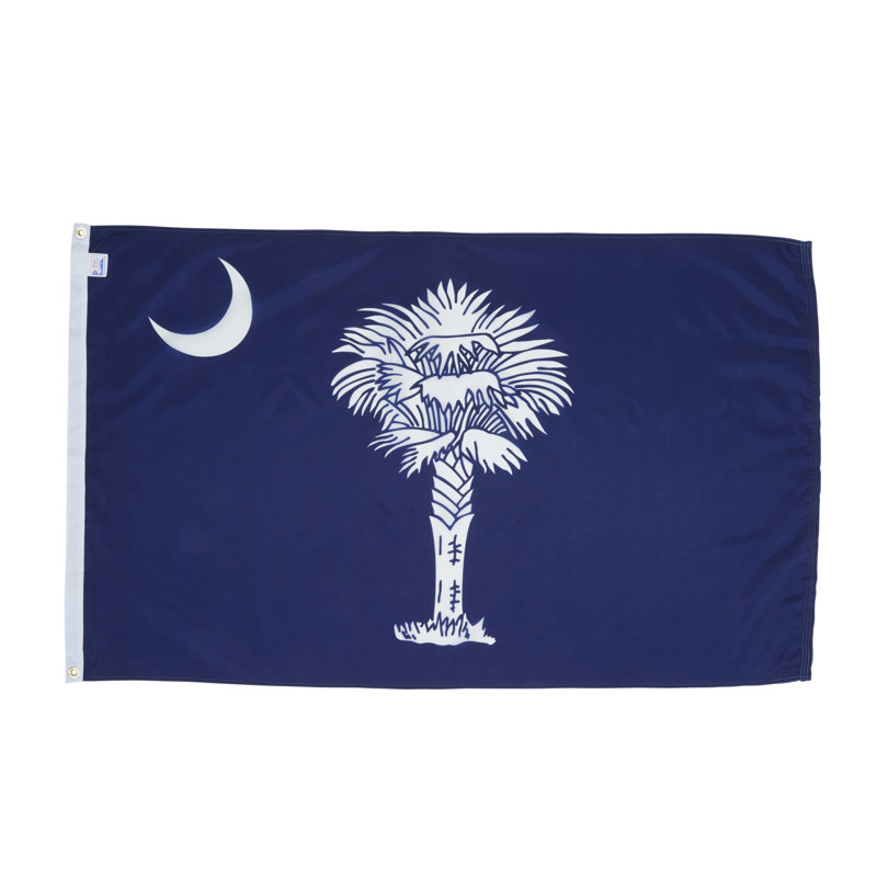 Drapeau de maison State, Caroline du Sud, H 36 po x l 60 po, Nylon