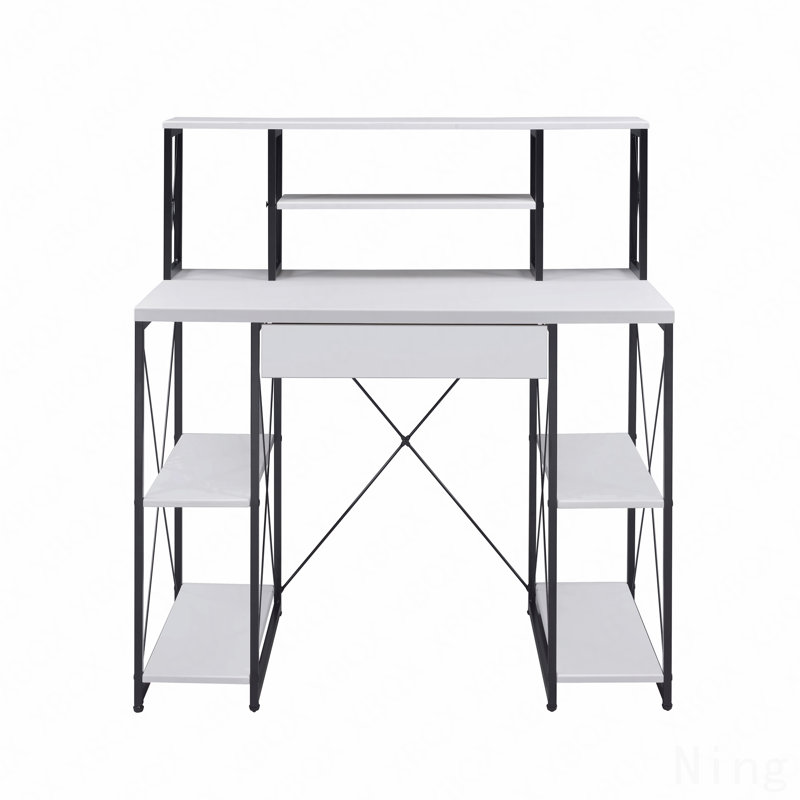 All Purpose White Finish Writing Desk, White