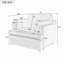 Chaise simple, chaise rembourrée, chaise d'appoint avec accoudoirs-763540773