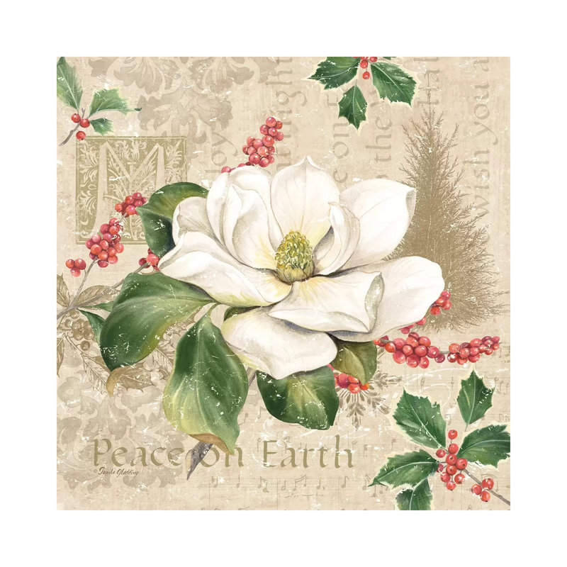Christmas Trail II 1 Piece Wall Art on Canvas, 45.72 cm H x 45.72 cm W x 1.91 cm D, Wrapped Canvas
