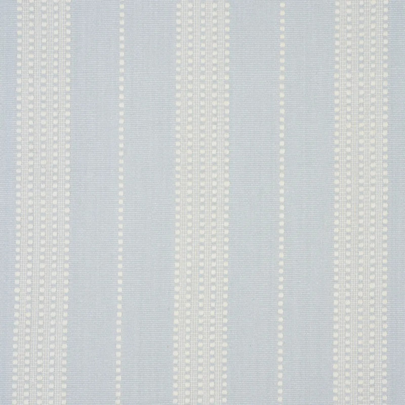 Lubeck Stripe Fabric, Blue/ Pale Blue/ White