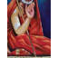 Mahaperiyava | Peinture de Tanjore | Couleur traditionnelle avec travail en or 22 carats