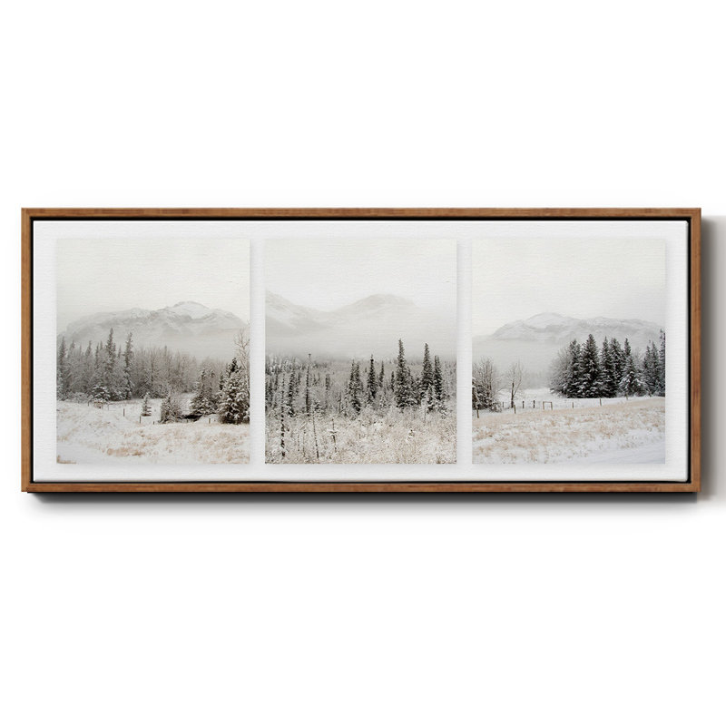 Snowbound- Framed Canvas, 20" H x 50" W