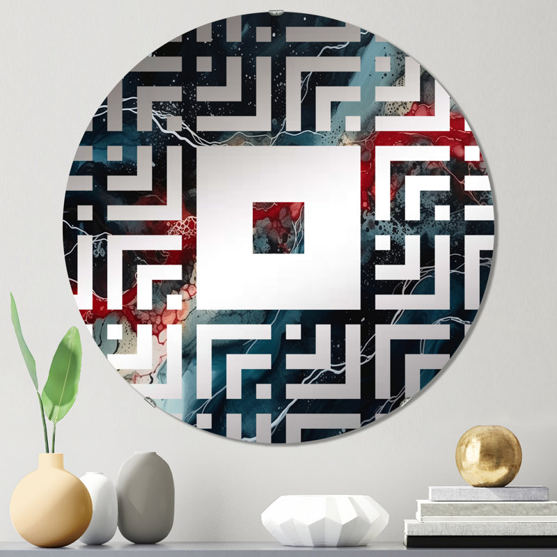 Redditch - Miroir mural carré, 31,4 po x 31,4 po