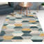 Mystic Maddox Blue/Grey/Yellow Modern Geometric Rug-37213244
