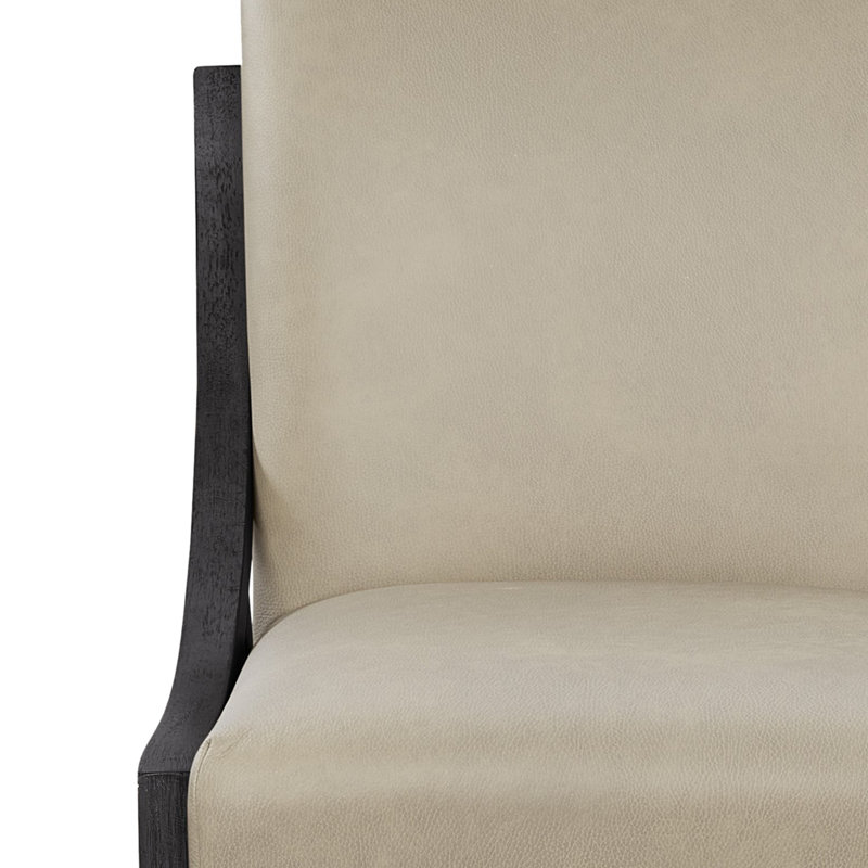 Fauteuil en cuir Sling - poivre