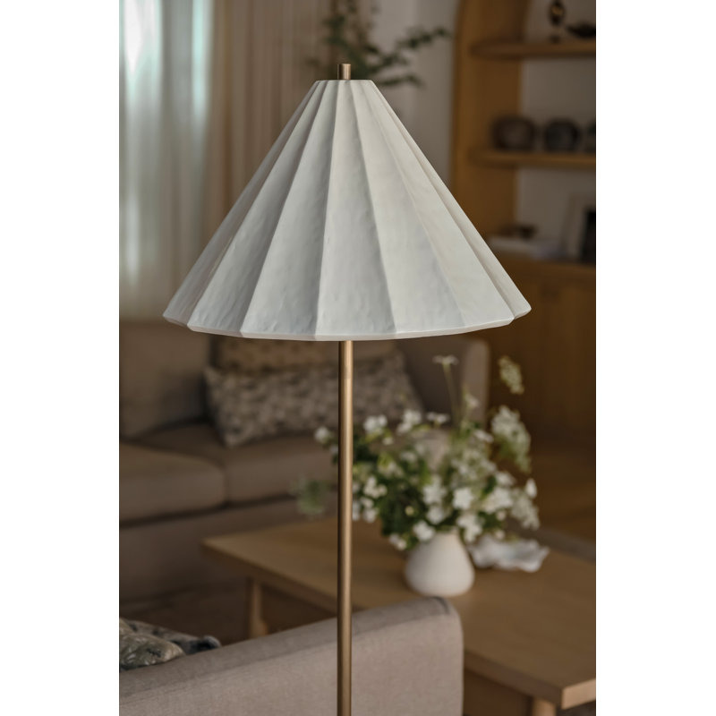 Elodie Brass Floor Lamp