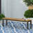 Slat Panel Top Bench