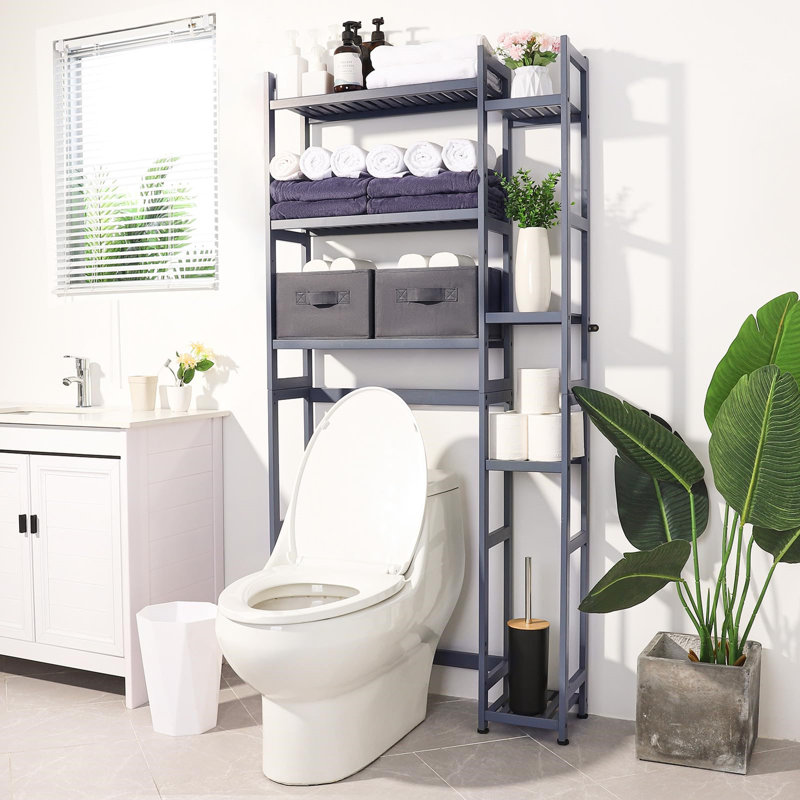 Rangement au-dessus de la toilette, Gris