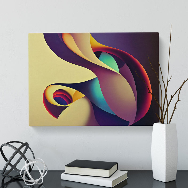 Surrealism Abstract Art Vol.2 - Wrapped Canvas, 35cm H x 50cm W x 3cm D