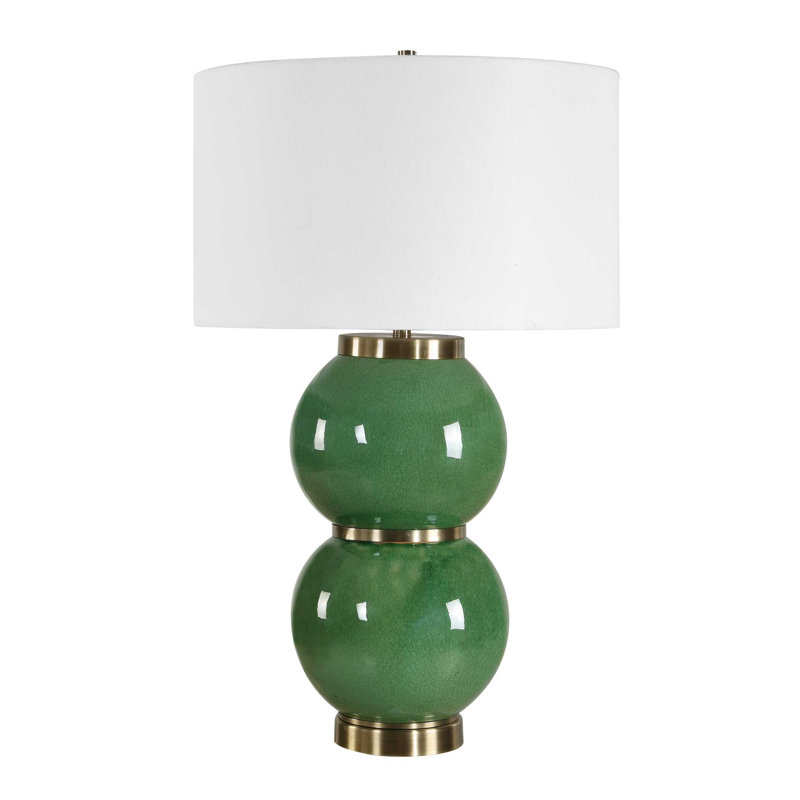 Uttermost Banner Green Spheres Table Lamp