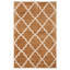 Tapis brun en laine touffeté à la main à motif géométrique Carolene-1093619890