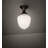 Schoolhouse & Early Electric Glass Flush Mount