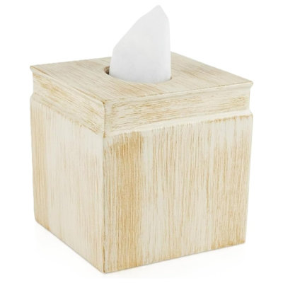 Couvre-boîte à mouchoirs carré Rustic Luxe