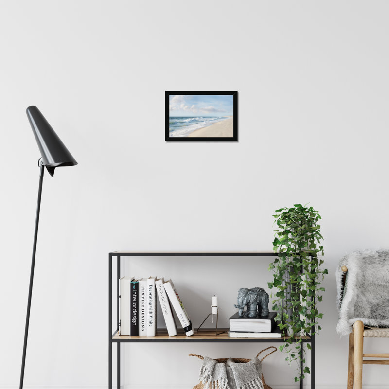 Hamptons II by James McLoughlin - Print, 24cm H x 34cm W, Black Framed Paper Print