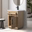 Ensemble de meuble-lavabo autoportant à simple cuve 24 po avec plateau en céramique Avignon-114248498