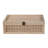 Roehl Brown Bamboo and Fir Wood Woven Box