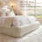 Luxurious Cloud Soft Compressed Upholstered Wingback Bed