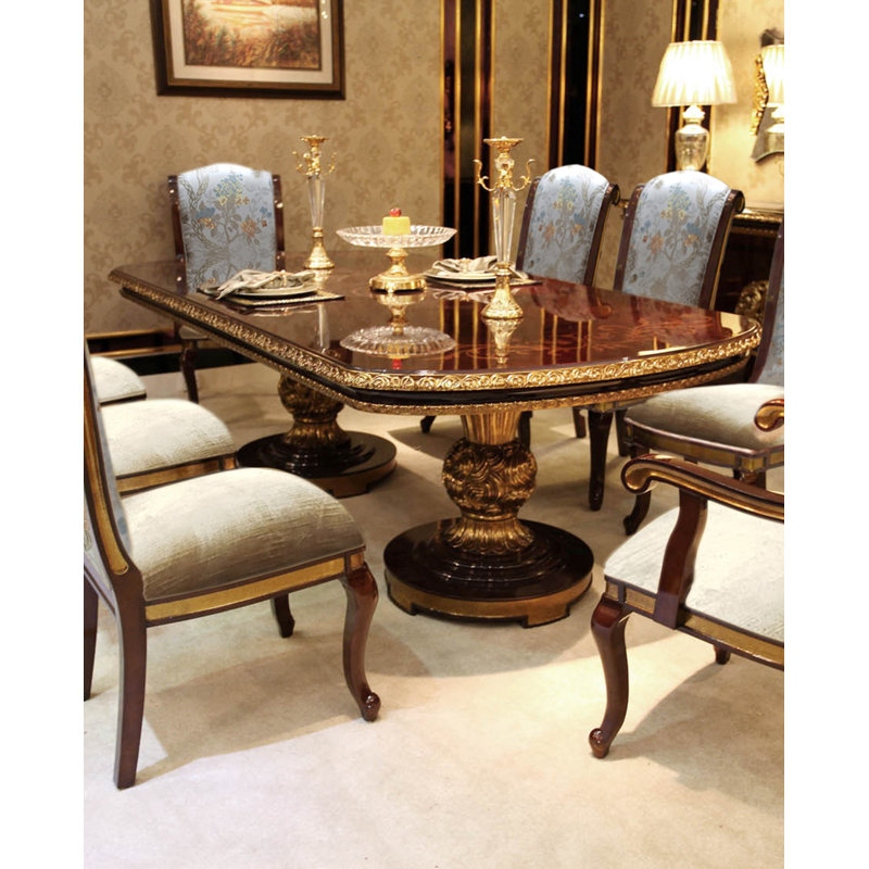 Beech Oval Solid Wood Dining Table