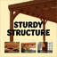 Pergola en bois pour jardin-126609473
