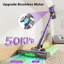 Aspirateur-balai sans fil Teendow avec aspiration 50kPa, moteur sans brosse 300W, autonomie de 50 minutes, aspirateur léger autoportant pour tapis, planchers durs et poils d'animaux-105700498