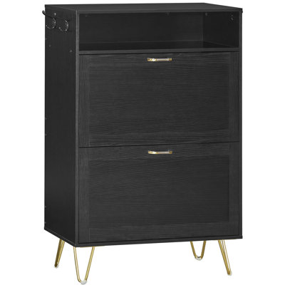 16 Pair Shoe Storage Cabinet