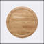 Table de bout ronde en bois avec tablette inférieure pour un décor de ferme moderne et un rangement supplémentaire