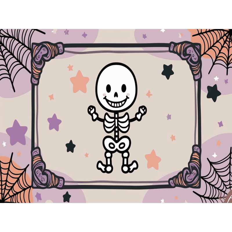 Tapis de vacances d'Halloween The Holiday Aisle®, Rectangle 6 pi x 9 pi