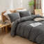 Ensemble de housse de couette 100% coton délavé Bestouch Bestouch-114986044-115115462