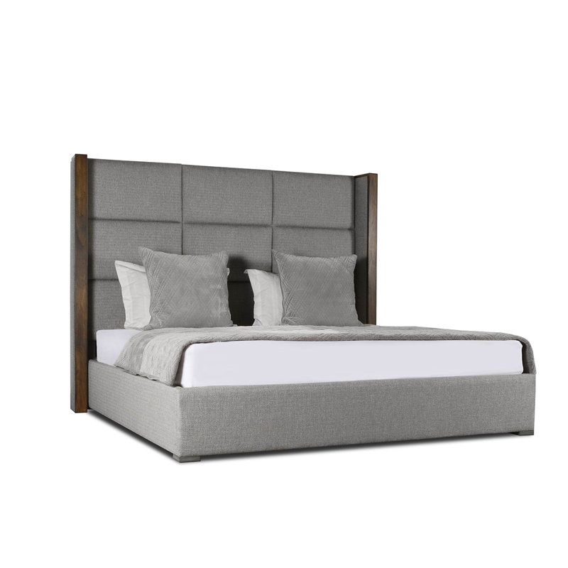 Dipson Upholstered Bed, Grey Revolution®, King (Mid)