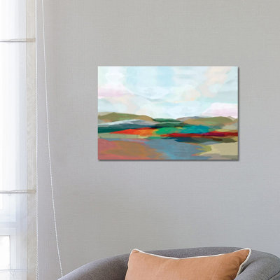Strata IV by Michael Tienhaara - Wrapped Canvas Painting