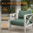 7 - Person Outdoor Aluminum Patio Conversation Set-1720181806