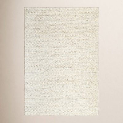 Lavande Wool Area Rug in Beige