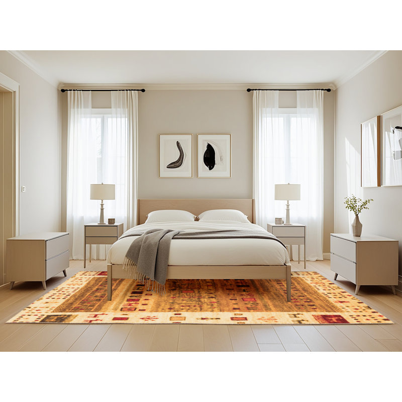 Eyas Abstract Indoor Rug, Rectangle 5' x 8'