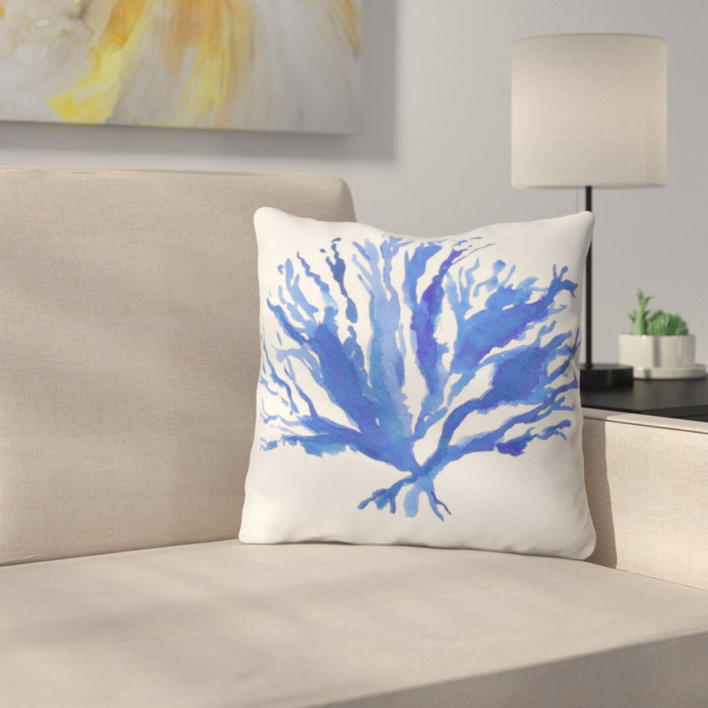 Sea Coral by Laura Trevey Throw Pillow, 18" x 18"