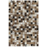 Baco Cowhide Geometric Area Rug