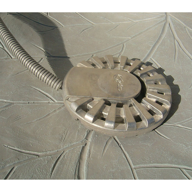Silver Aluminum Bird Bath De-Icer with Thermostats