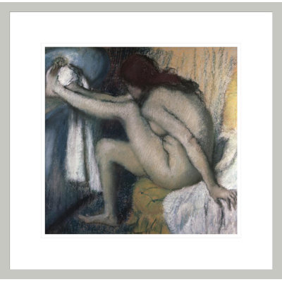 «After the Bath» par Edgar Degas, impression giclée sur cadre