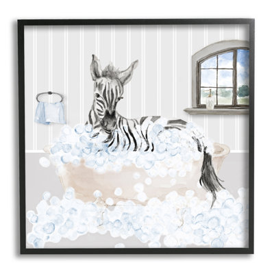 " Zebra Splash Bubble Bath " by Lanie Loreth