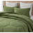 Washed Microfiber Bedding Honeycomb Comforter Set-98984588-81915325