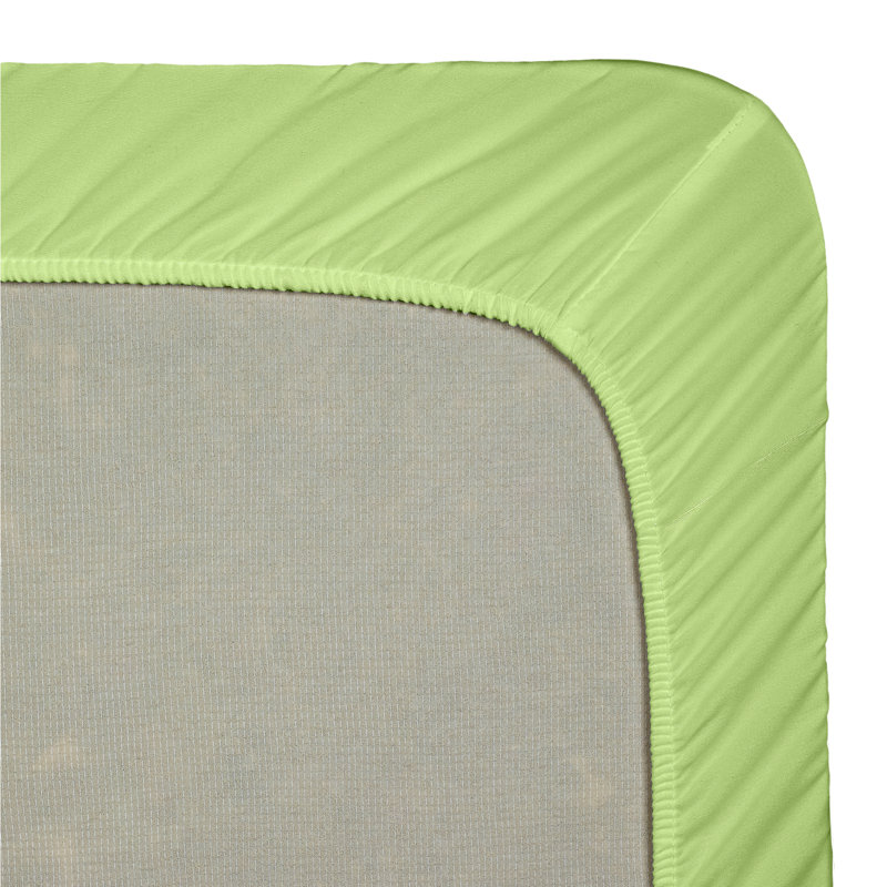 Drap-housse simple de couleur unie Premier., Vert jardin, Simple