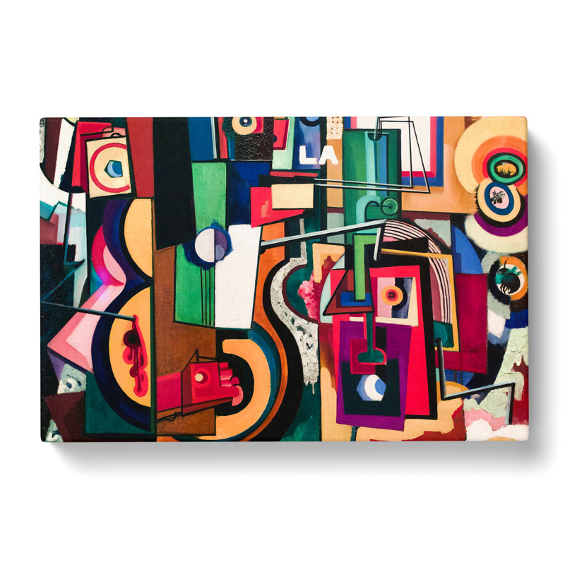 Composition Vol.2 by Amadeo De Souza-Cardoso - Wrapped Canvas, 40cm H x 60cm W x 3cm D